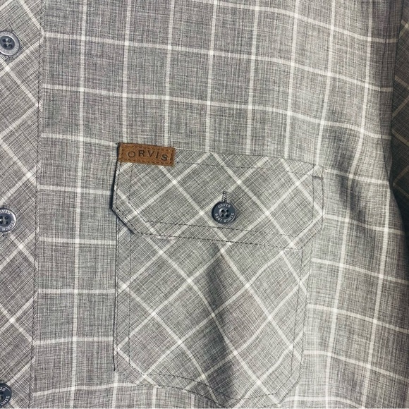 Orvis Men's Short Sleeve Woven Tech Shirt Size:L - Picture 4 of 9